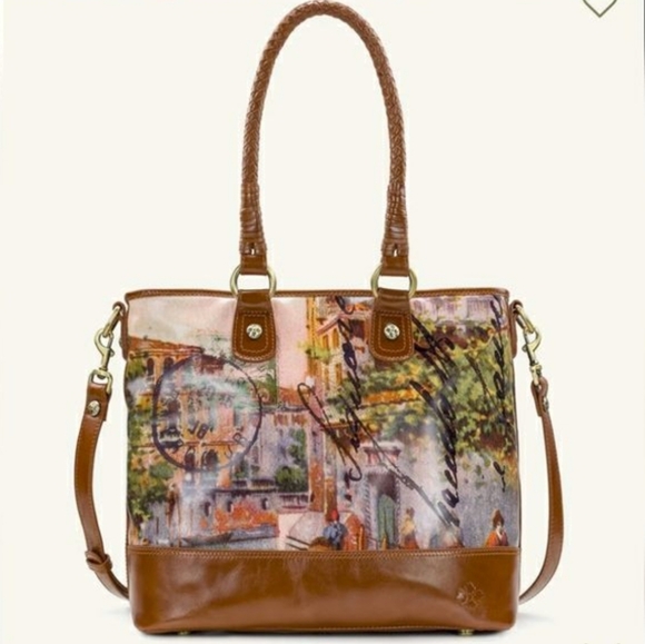 Patricia Nash Lesina Tote Venice Postcard - Picture 2 of 16